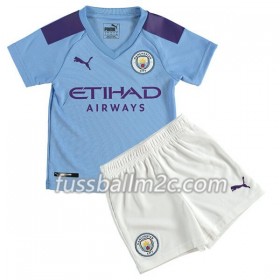 Fußballtrikots Manchester City Kinder Heim Trikotsatz 2019-2020